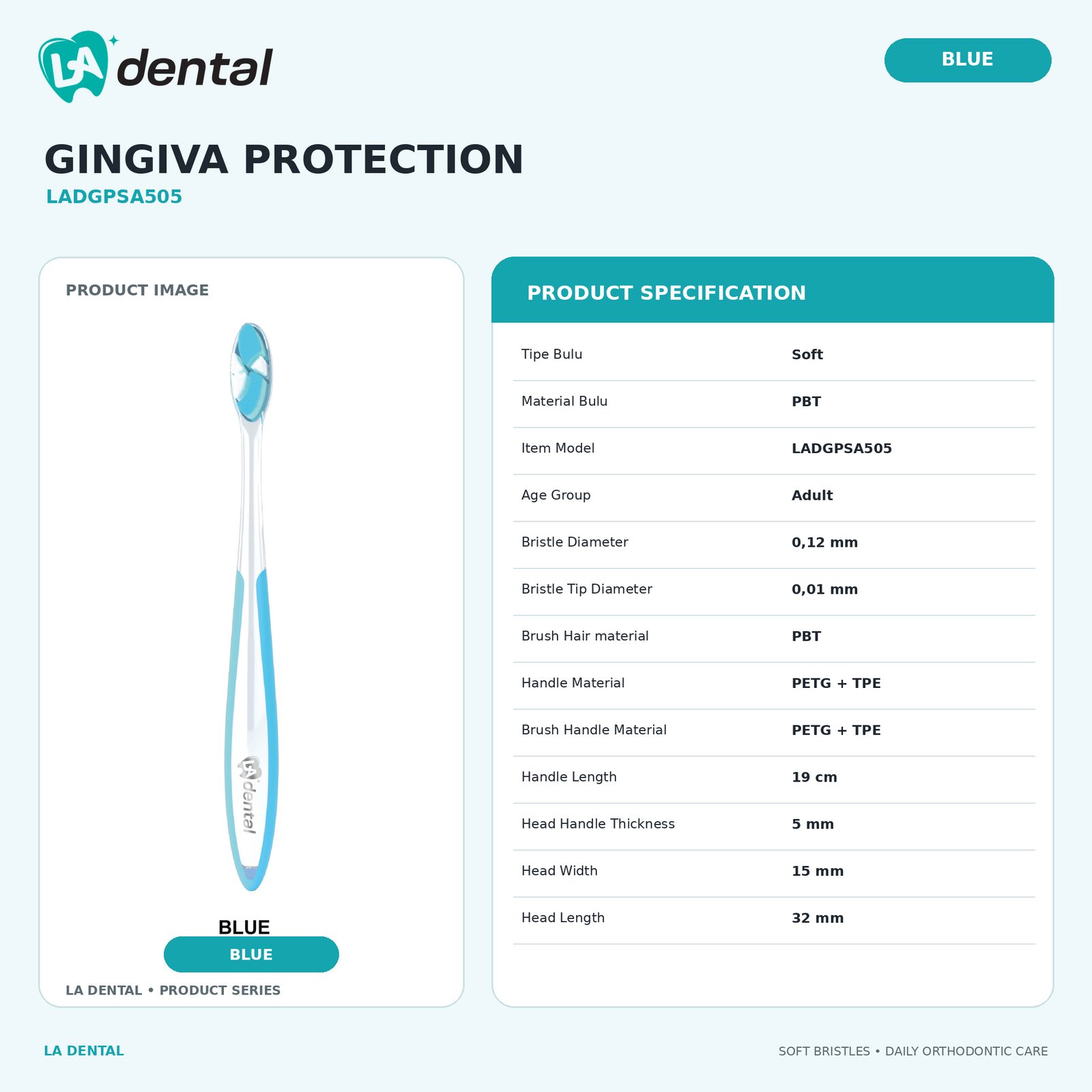 Sikat Gigi Dewasa GINGIVA PROTECTION SERIES - Image 2
