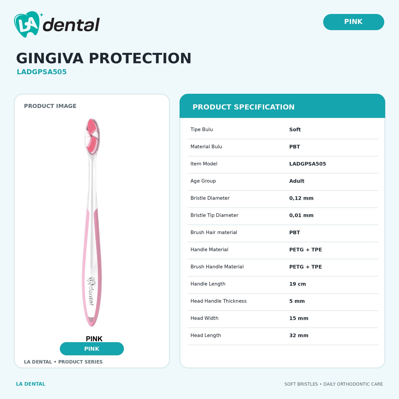 Sikat Gigi Dewasa GINGIVA PROTECTION SERIES - Image 3