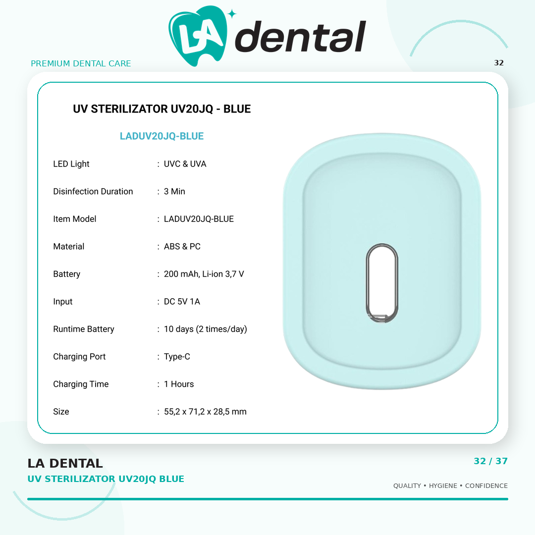 Alat Pensteril Kepala Sikat Gigi UV STERILIZATION UV-20JQ SERIES - Image 2